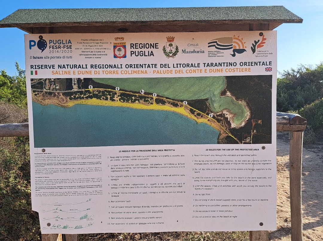 Nature reserve Salina dei Monaci景点图片
