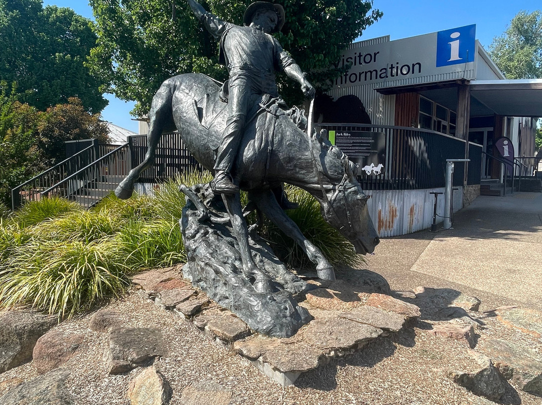 The Man from Snowy River Statue-Corryong必去景点
