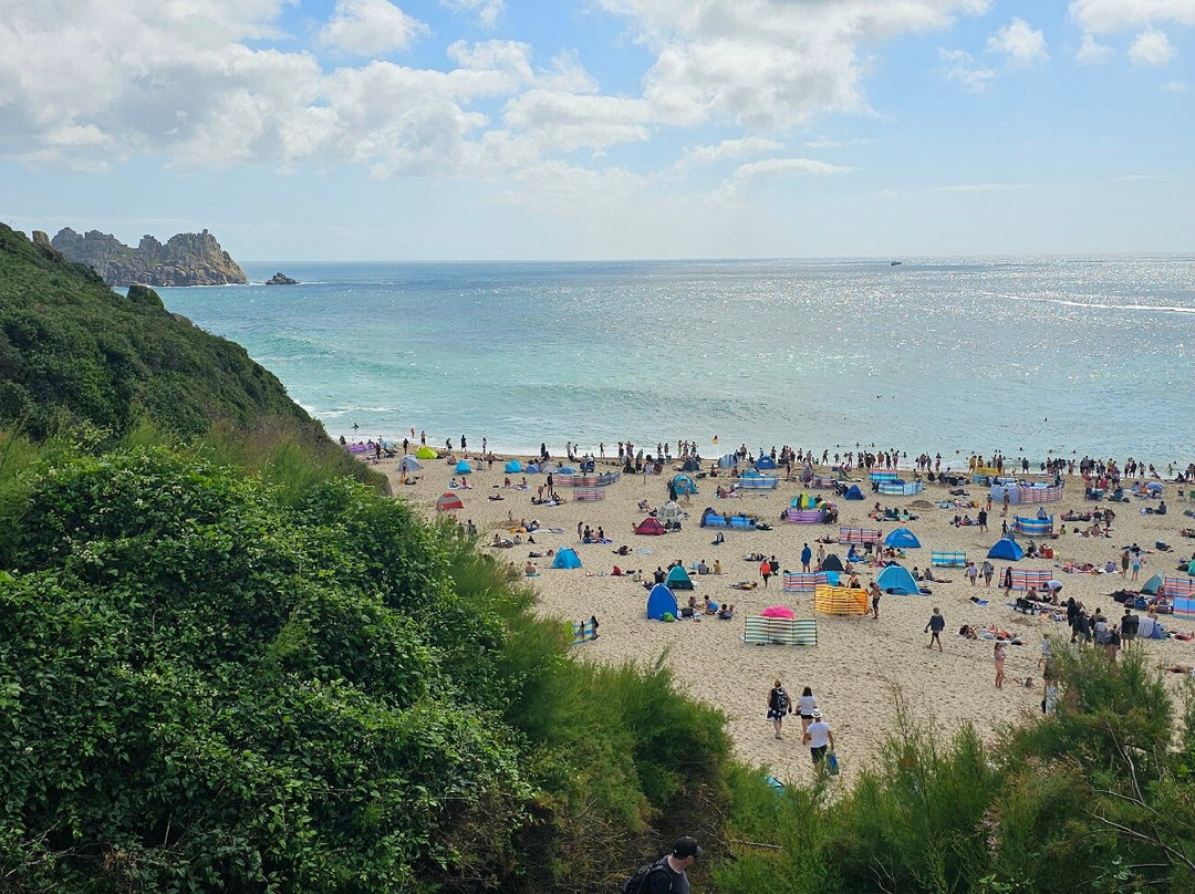 Porthcurno Beach景点图片
