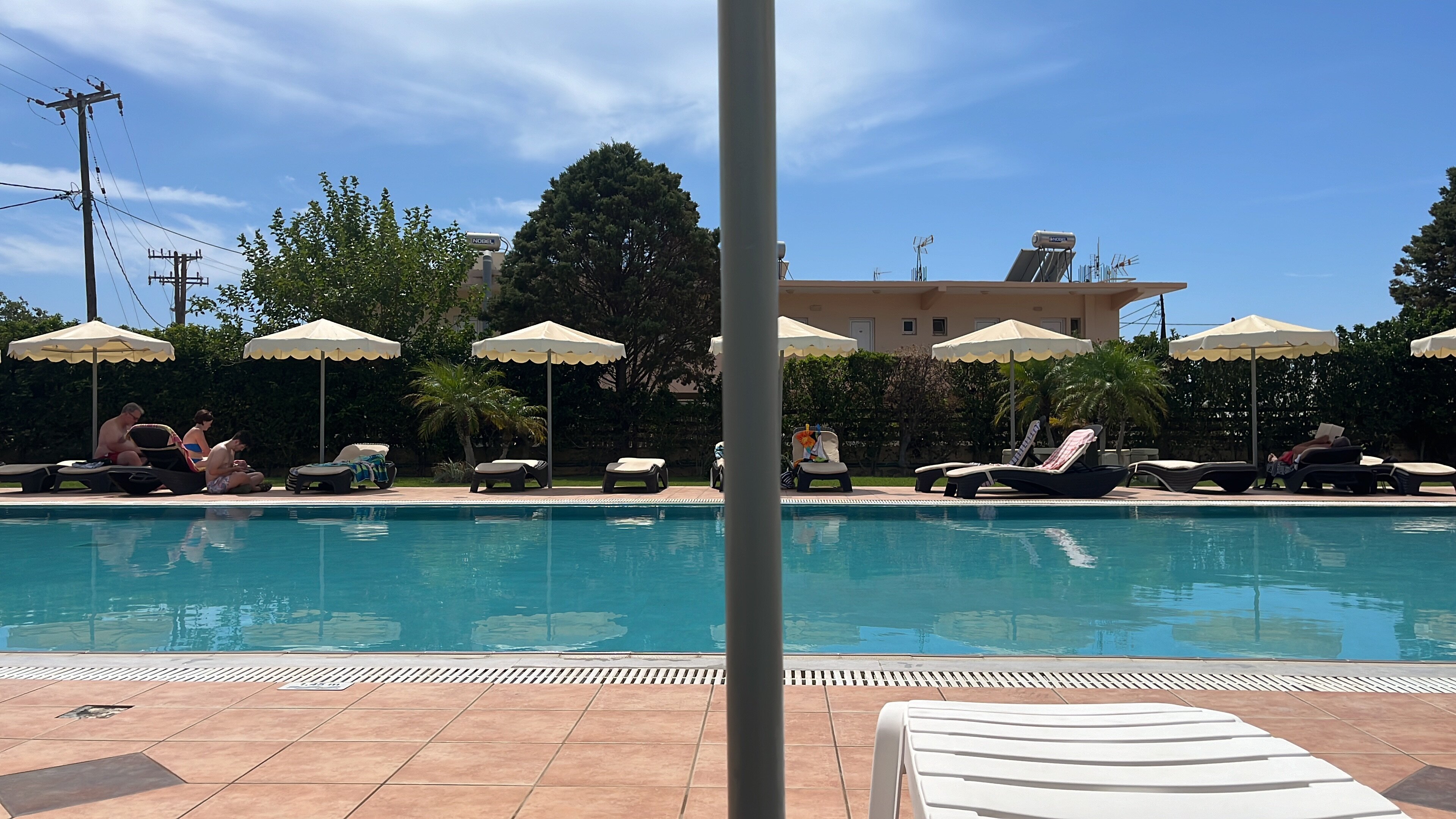 Sunshine Hotel Lardos-泳池