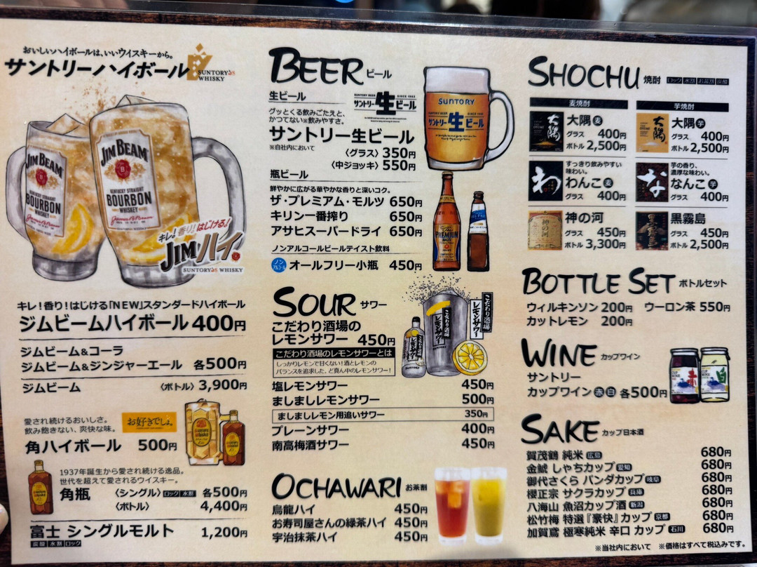 スシとテンぷら もがな
