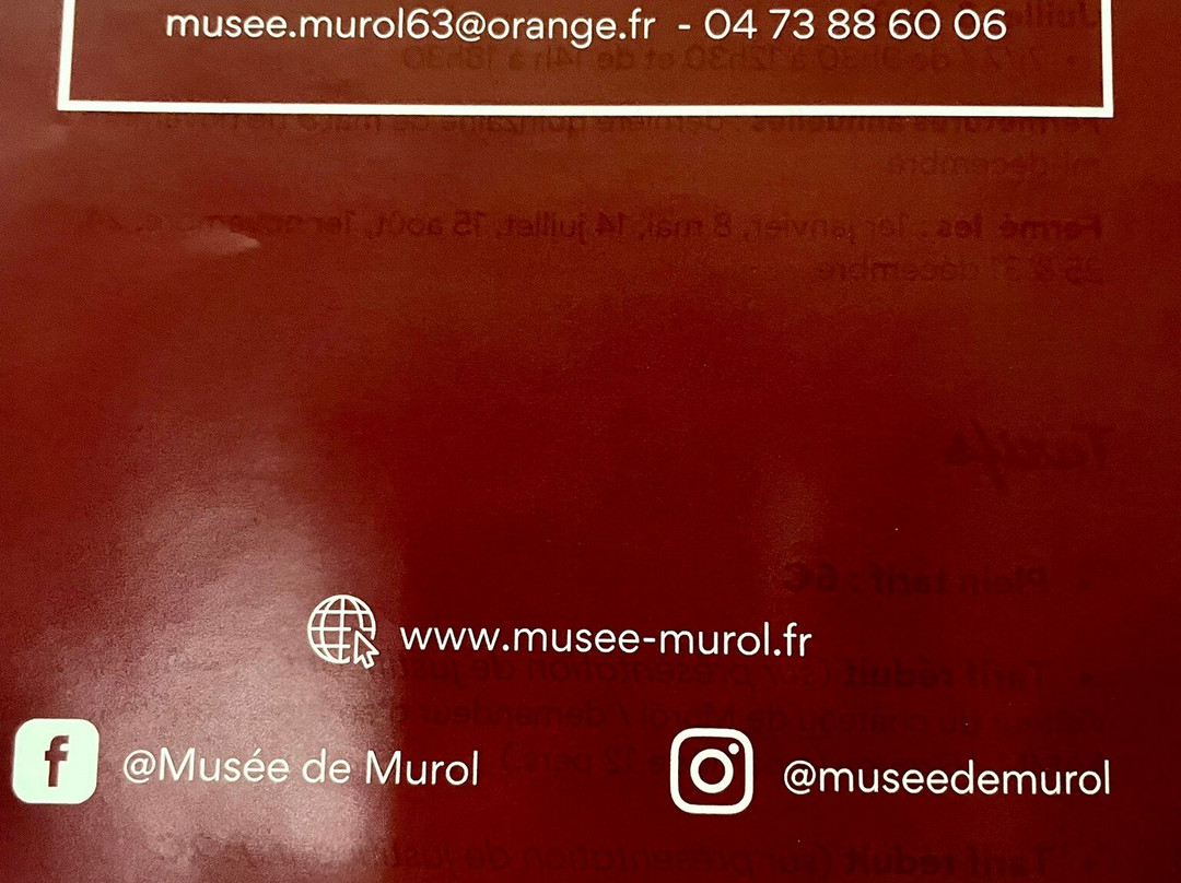 Musée des Peintres de l'Ecole-Murol必去景点