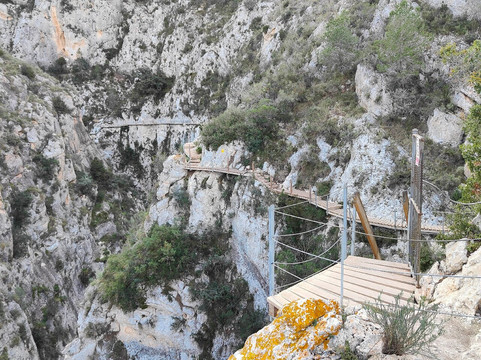 Pasarela De La Presa De Relleu