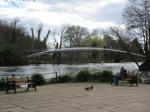 Boulters Lock Taplow Foot Bridge