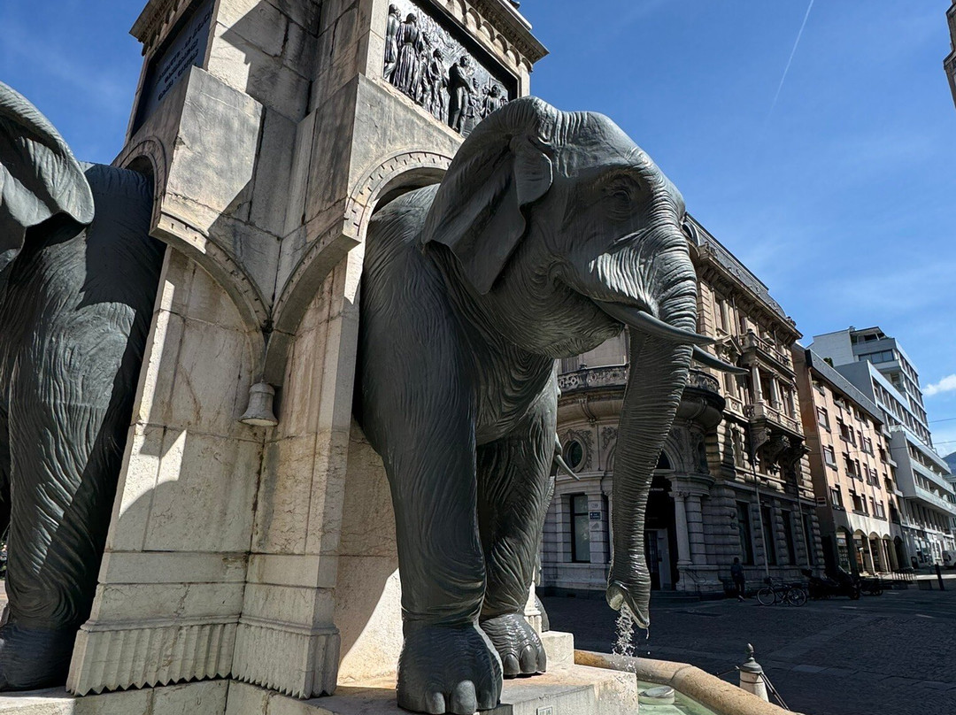 La Fontaine des Elephants (Fountain of Elephants)-尚贝里必去景点