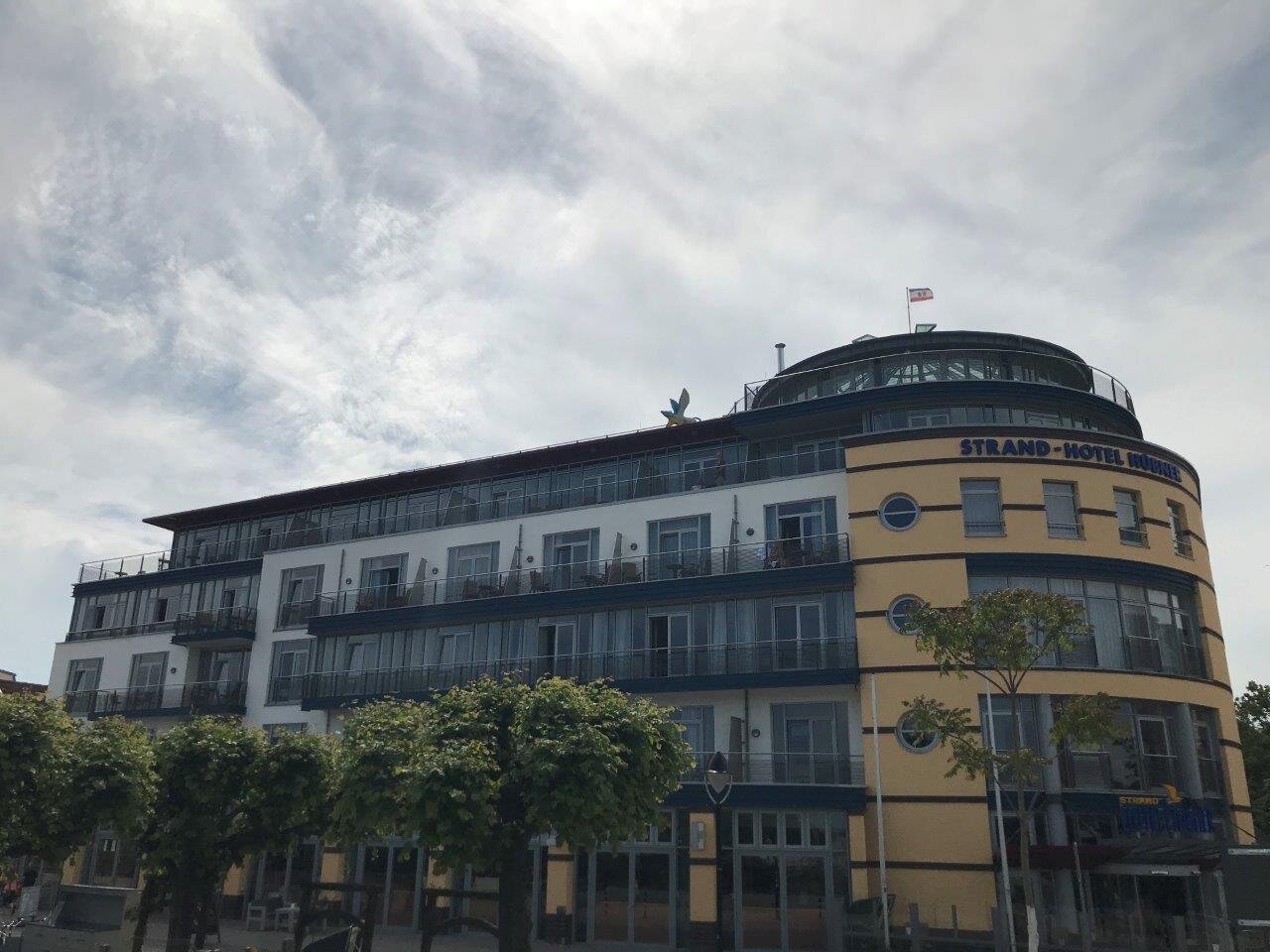 Strand-Hotel Hübner-浴室