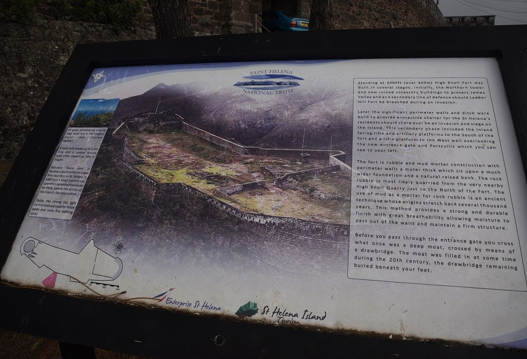 High Knoll Fort-St Helena Island必去景点