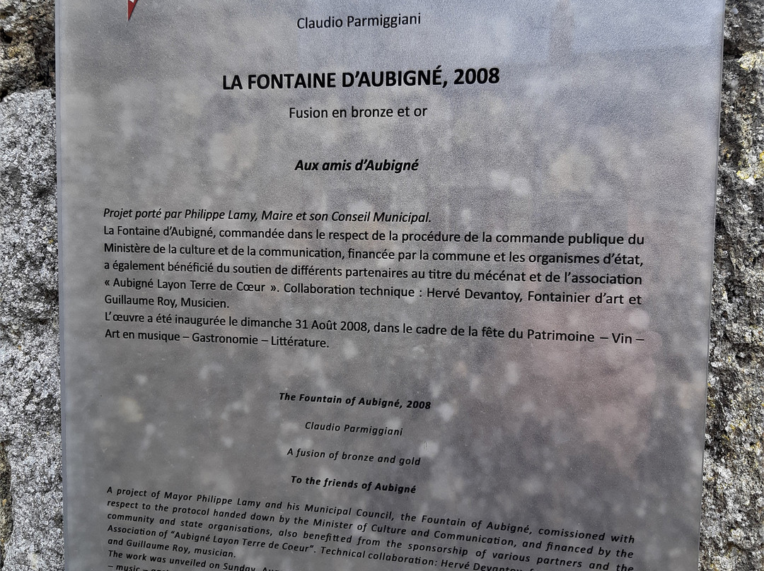 La Fontaine d'Aubigné-Aubigne-sur-Layon必去景点