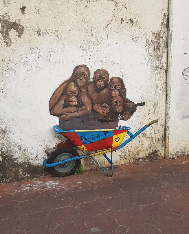 Orang Utan Murals-古晋必去景点