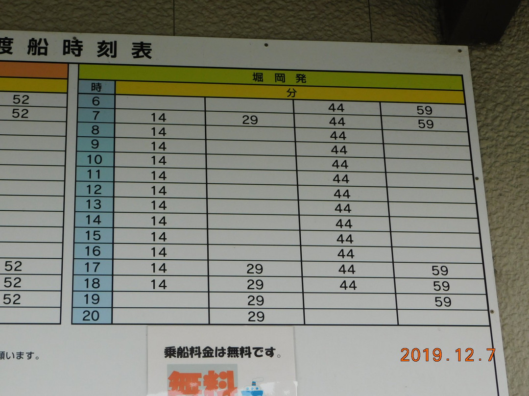Koshinokata Ferry景点图片