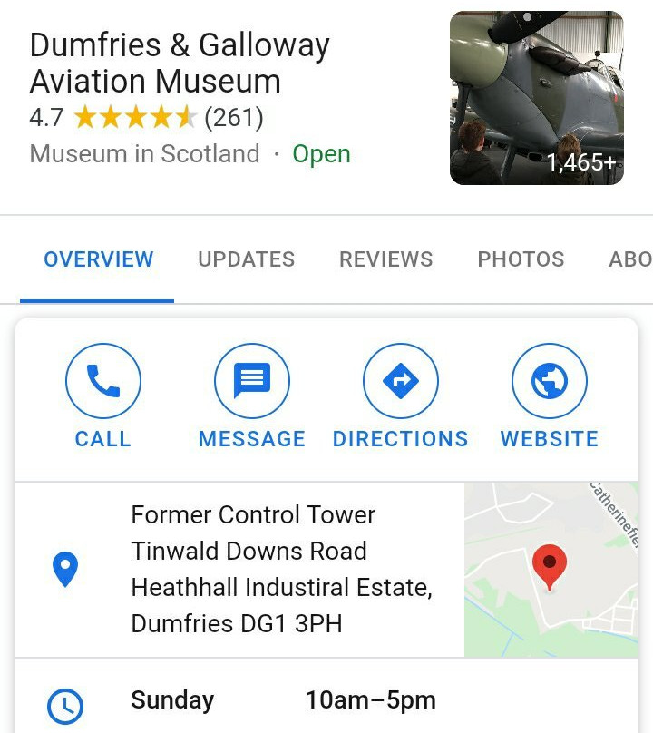 Dumfries and Galloway Aviation Museum景点图片