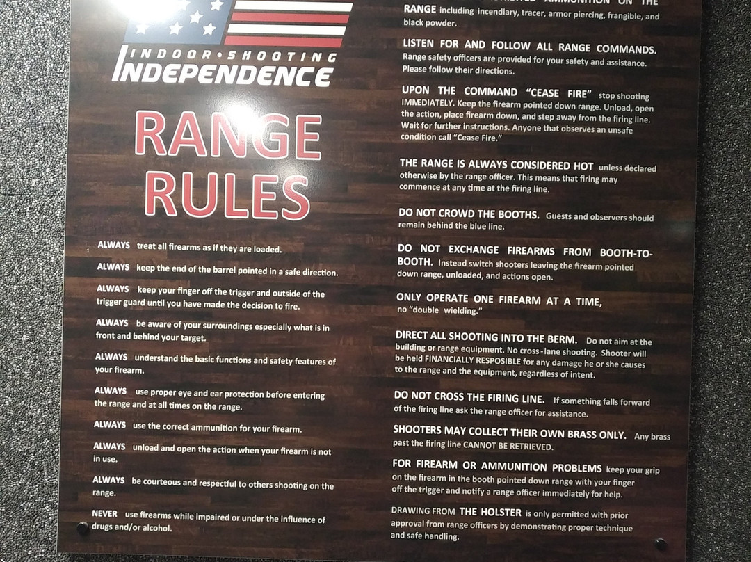 Independence Indoor Shooting-默里迪恩必去景点