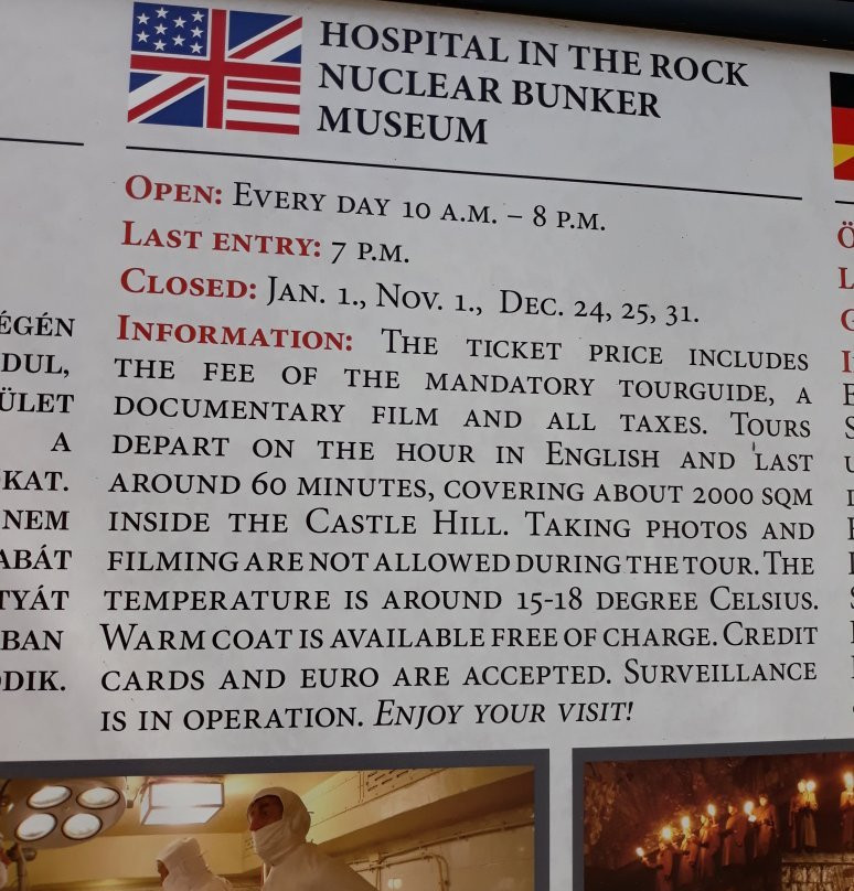 岩石核地堡博物馆战地医院景点图片
