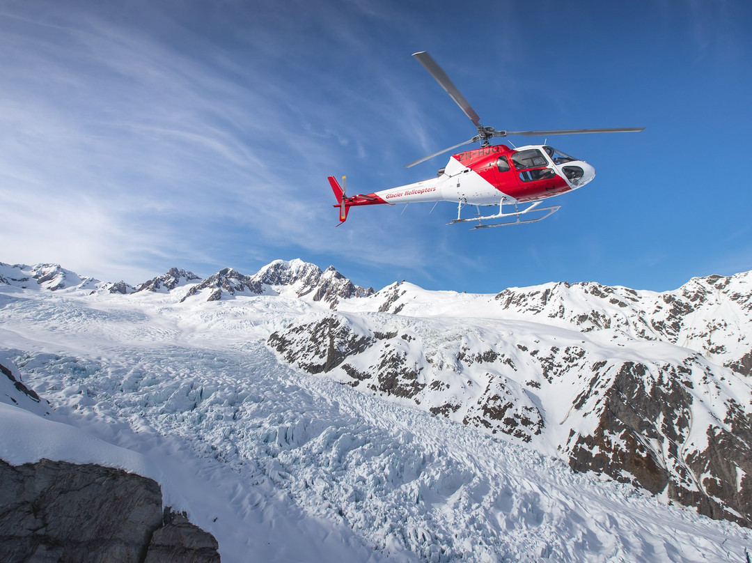 新西兰冰川直升机景点图片