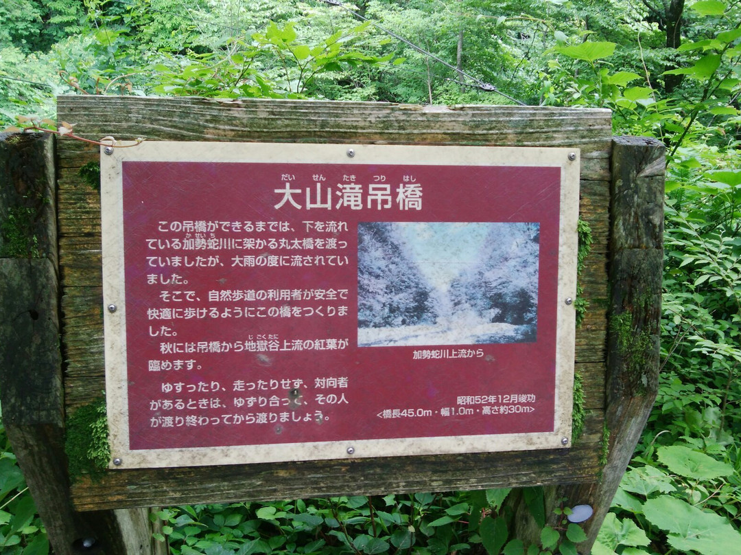 Daisen Fall Suspension Bridge景点图片
