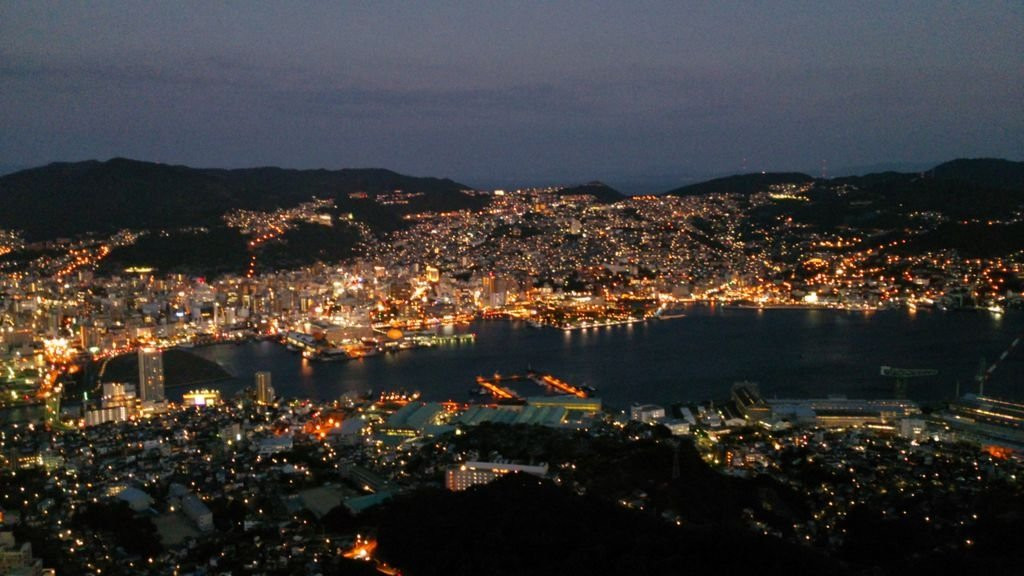 Inasayama Observation Deck-长崎市必去景点