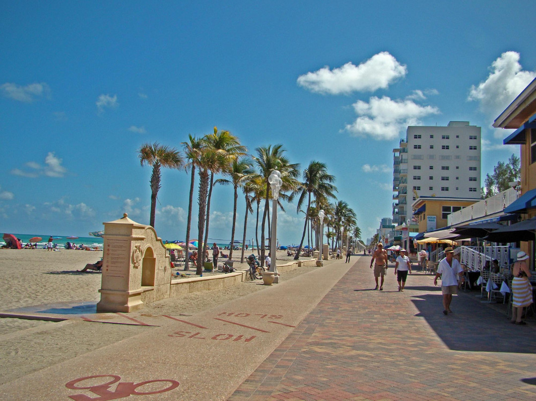 Hollywood Beach Broadwalk-好莱坞必去景点