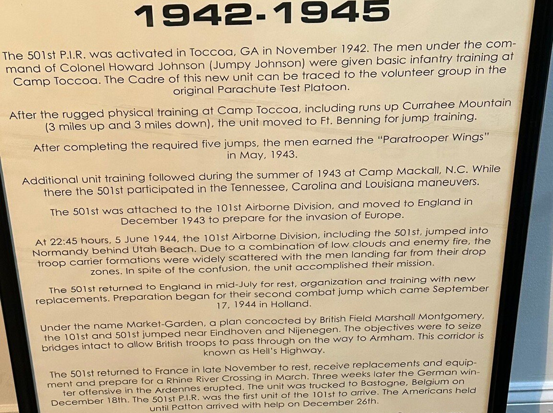 Currahee Military Museum-Toccoa必去景点