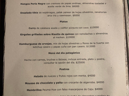 Peuma Hue Natural Restaurant