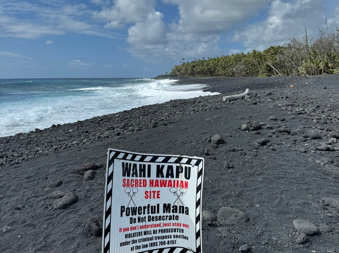 Pohoiki Black Sand Beach景点图片