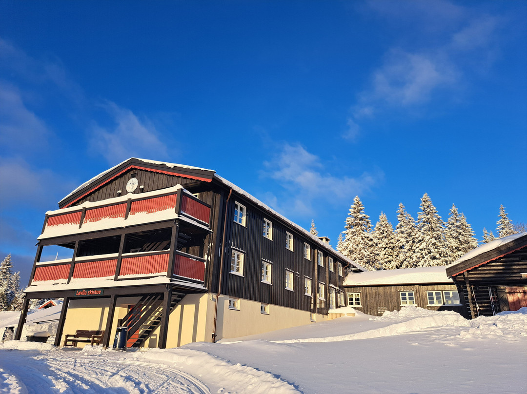 Loevlia cabin in the Krokskogen forest