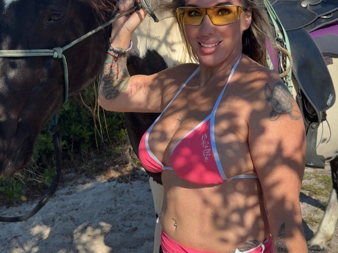 Florida Beach Horses-布雷登顿必去景点