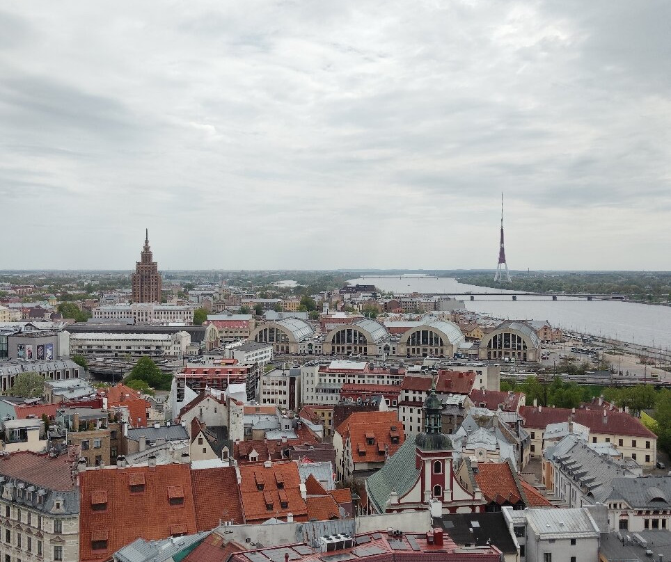 View of Riga from St Peter's Church Tower-里加必去景点