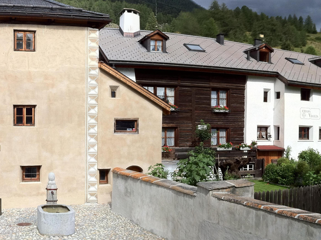 Zernez酒店住宿-Chasa-Veglia Hotel Garni