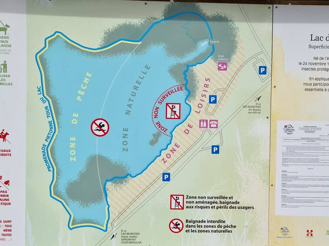 Lac de Saint-André景点图片