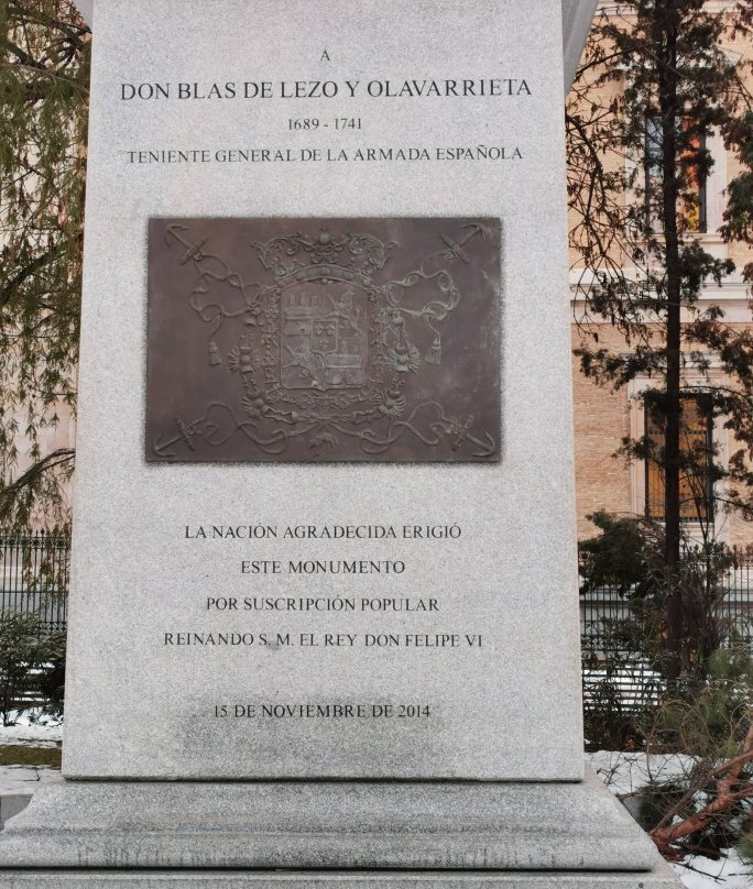 Monumento a Don Blas de Lezo y Olavarrieta-马德里必去景点