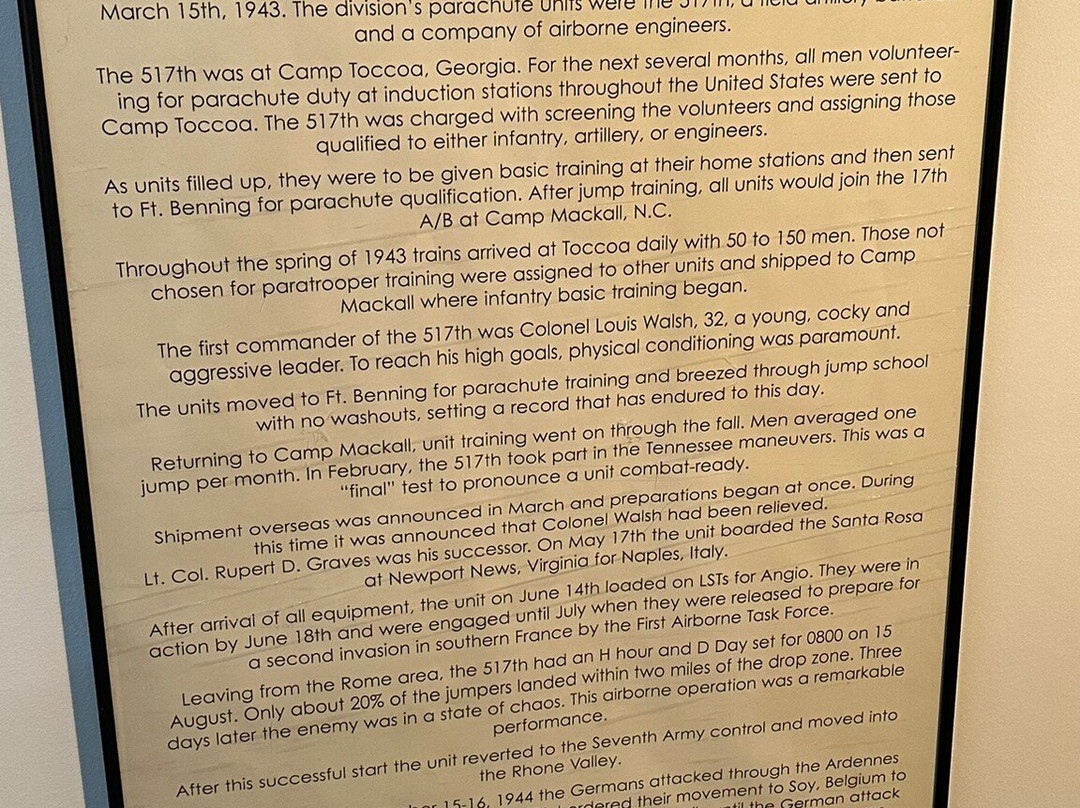 Currahee Military Museum-Toccoa必去景点