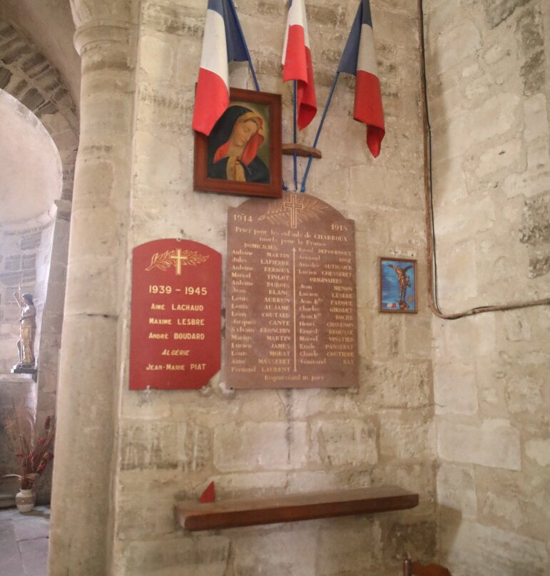 Plaque commémorative – Charroux景点图片