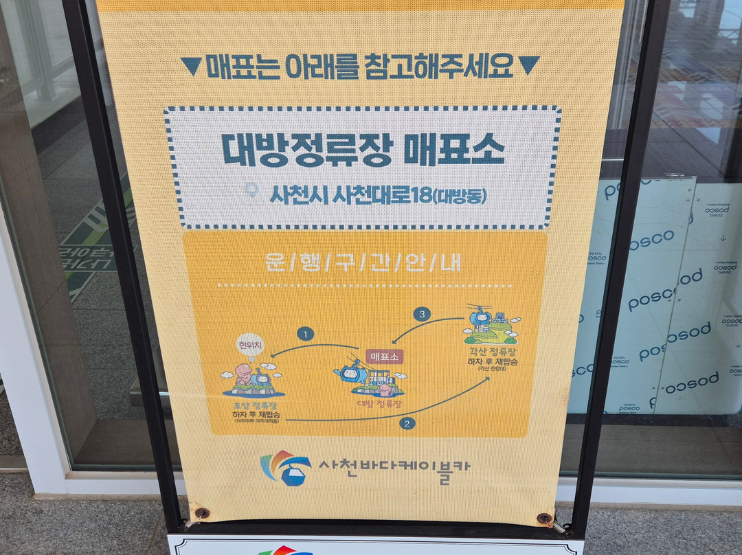 Sacheon Ocean Cable Car-泗川市必去景点