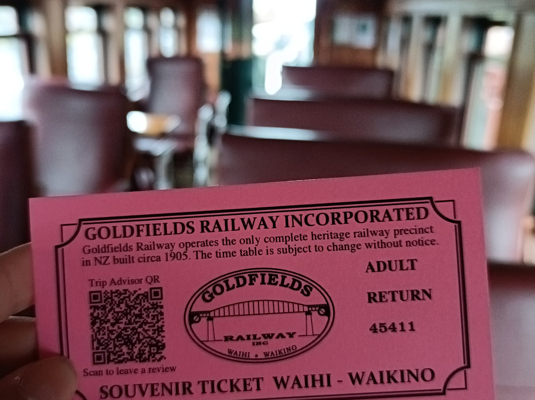 Goldfields Railway-Waihi必去景点