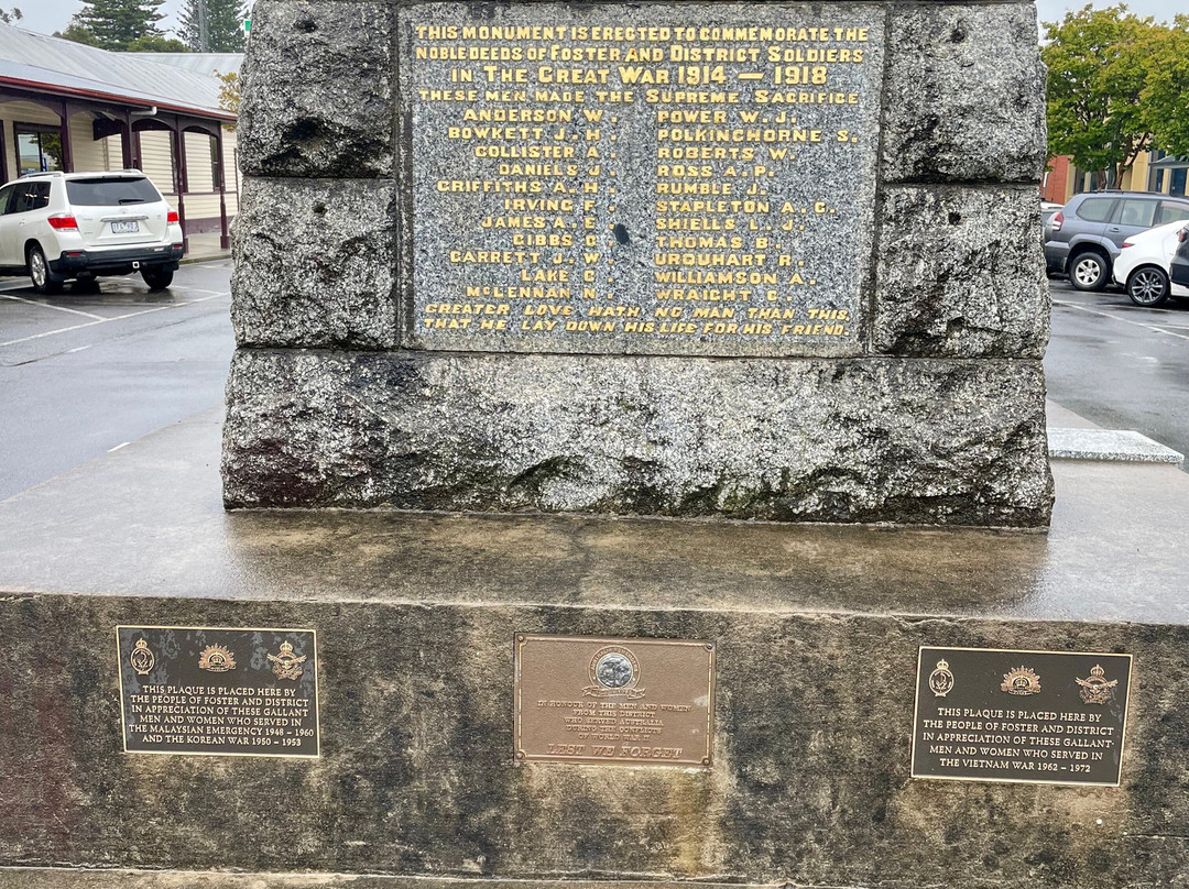Foster War Memorial-福斯特必去景点