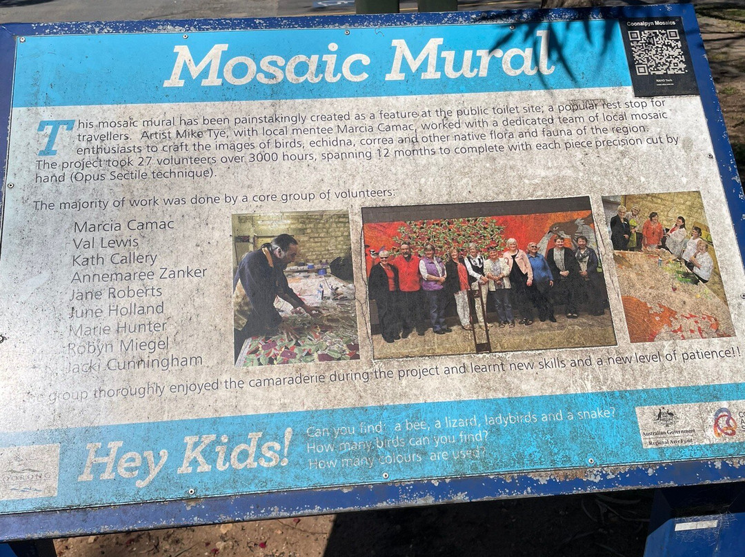 Coonalpyn Mosaic Wall-Coonalpyn必去景点