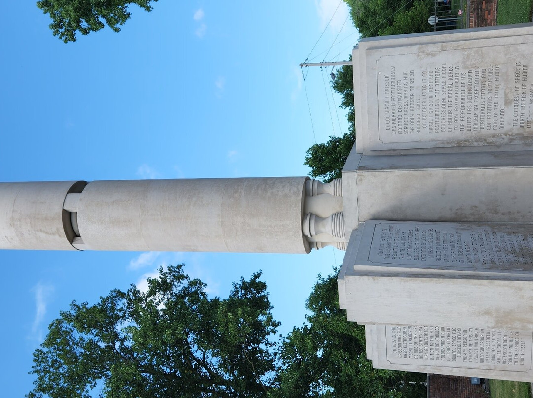 Virgil I. Gus Grissom Rocket Monument-Mitchell必去景点