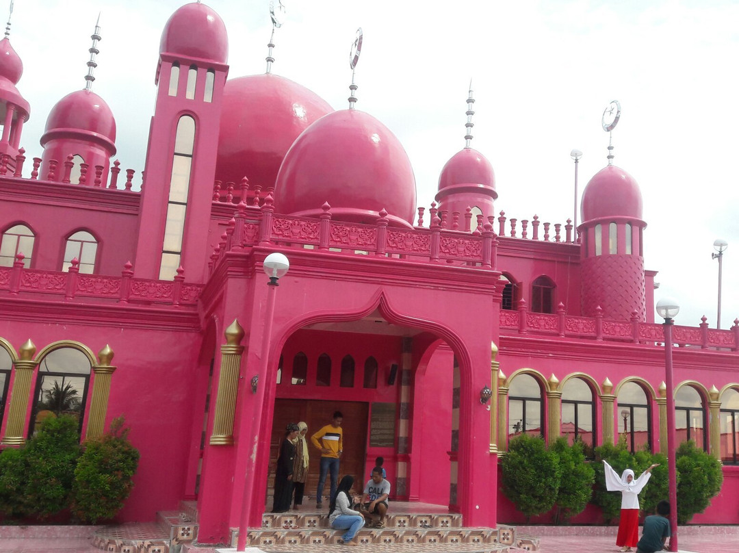 Masjid Dimaukom (Pink Mosque)-Datu Saudi Ampatuan必去景点