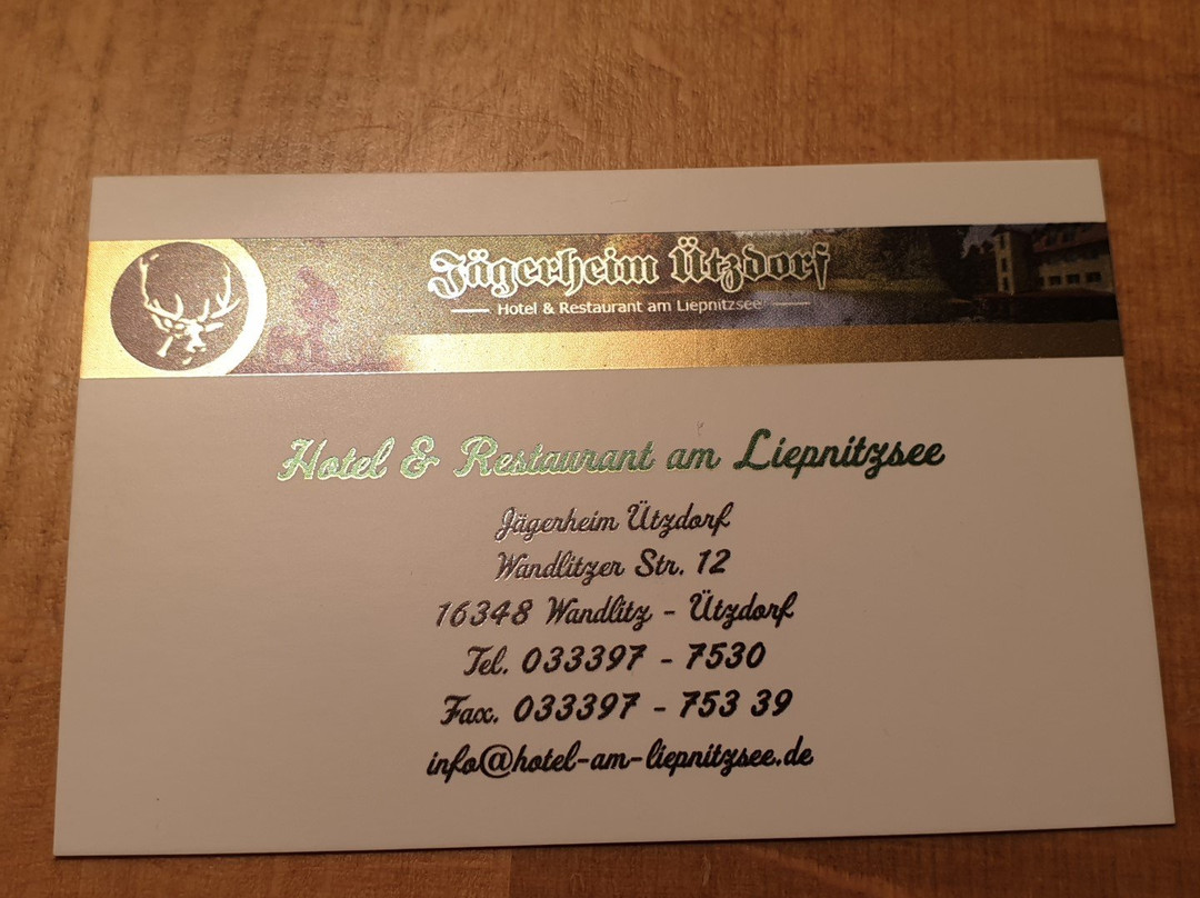 Jagerheim Utzdorf Hotel und Restaurant am Liepnitzsee主图
