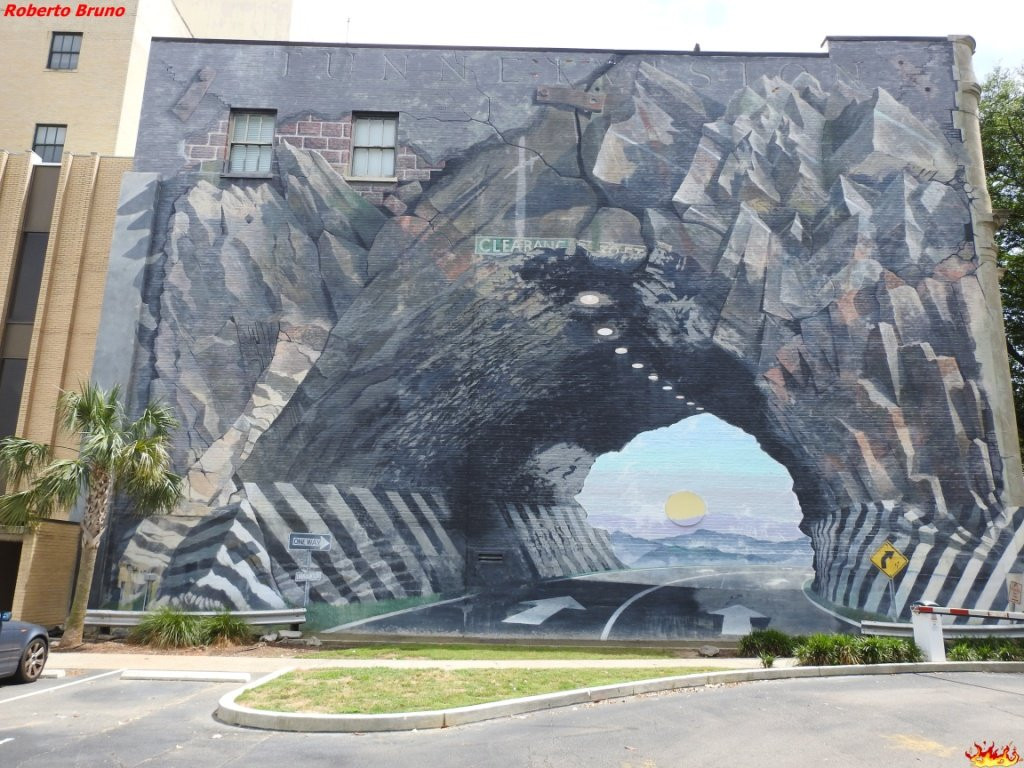 Tunnel Vision Mural-哥伦比亚必去景点