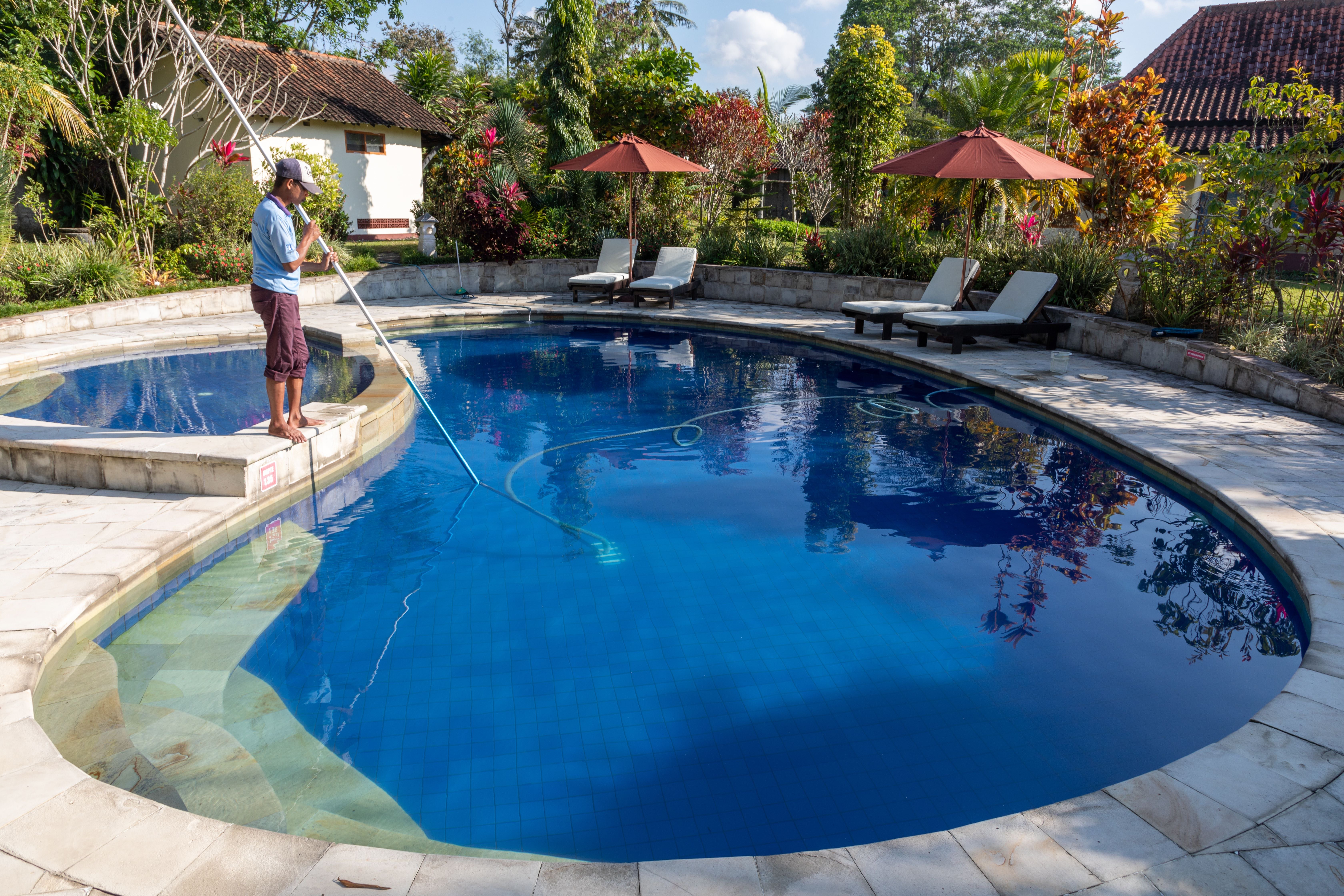 Guesthouse Rumah Senang-泳池