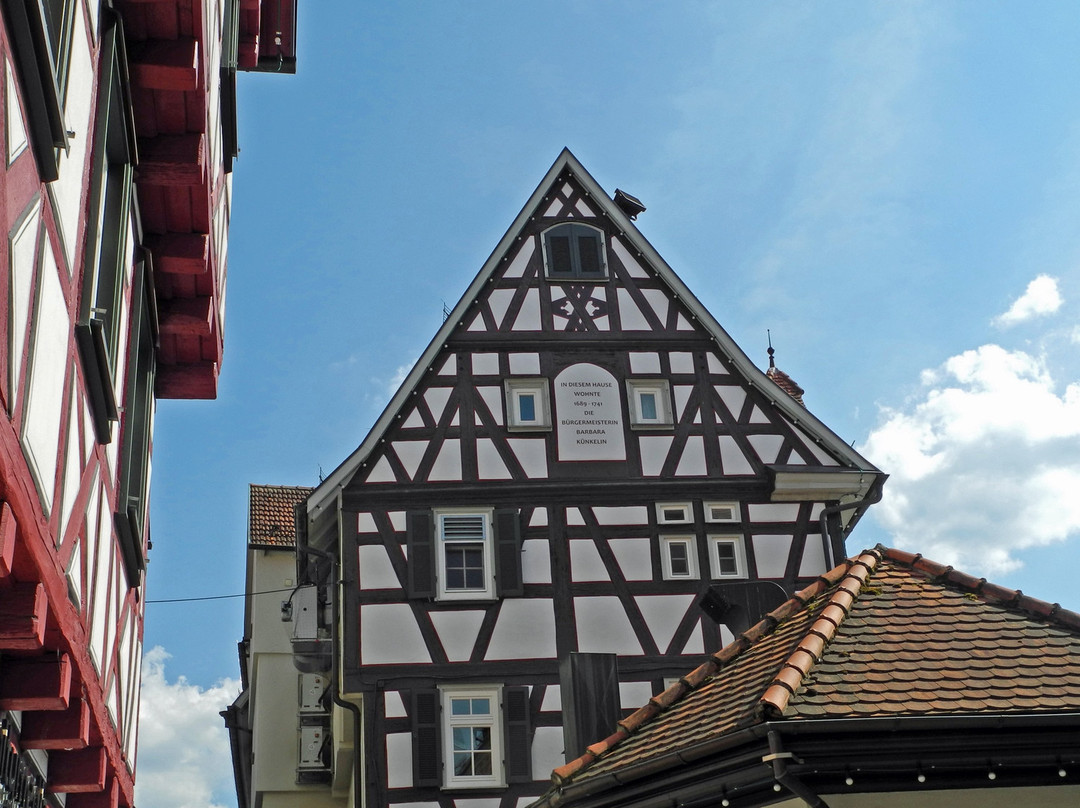 Wohnhaus der Barbara Walch-Kunkelin-Schorndorf必去景点