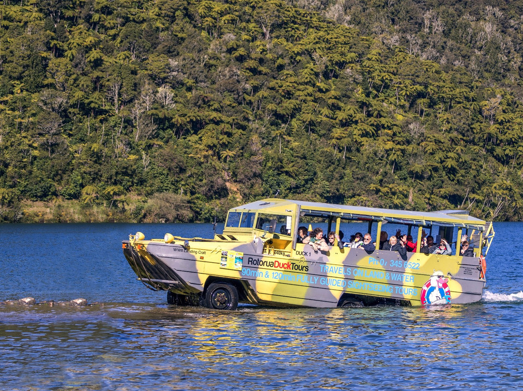 Rotorua Duck Tours-罗托鲁瓦必去景点