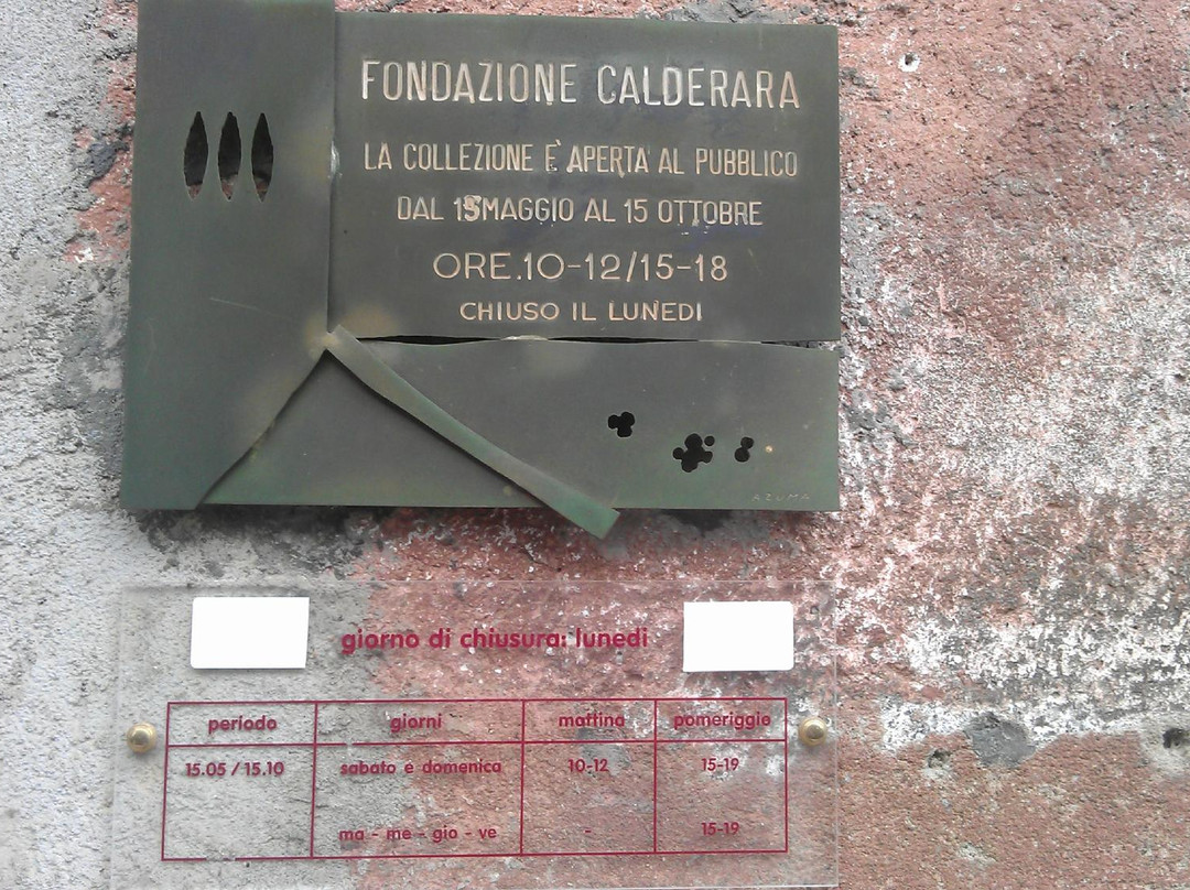 Collezione Calderara di Arte Contemporanea-Vacciago必去景点