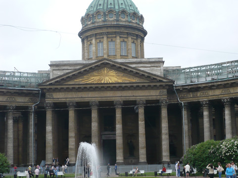 喀山圣母大教堂 (Kazansky Sobor)-圣彼得堡必去景点