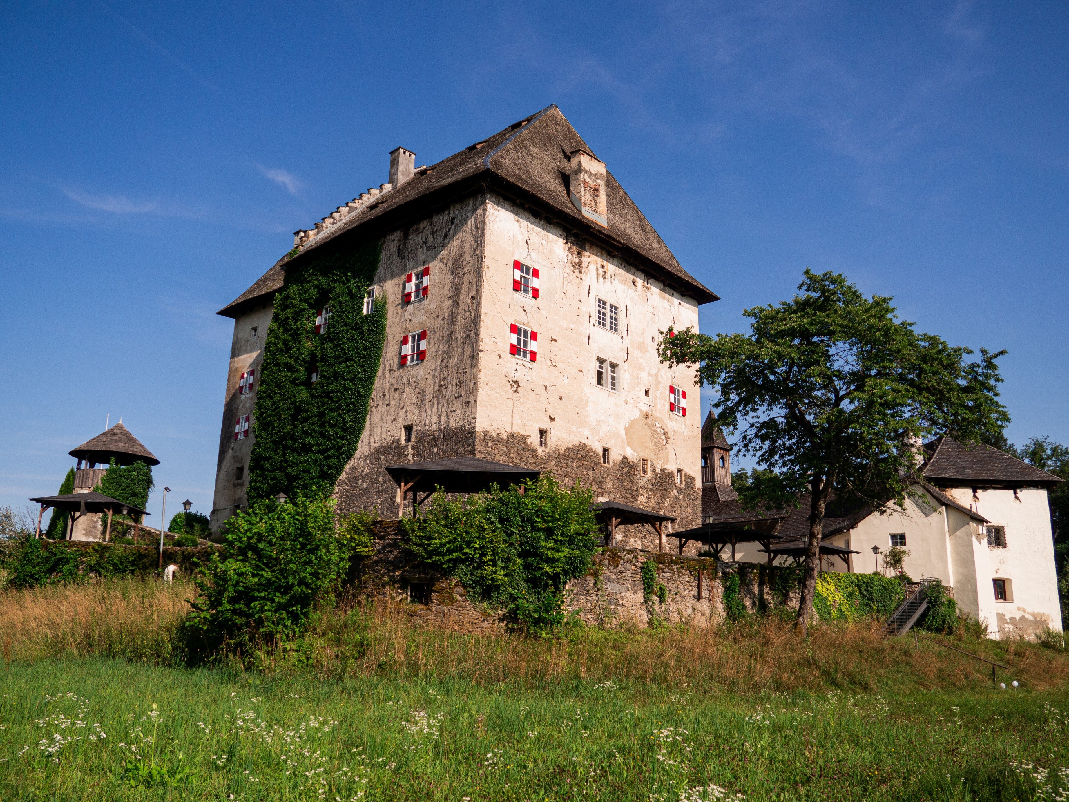 Gästehaus Schloss Moosburg-浴室