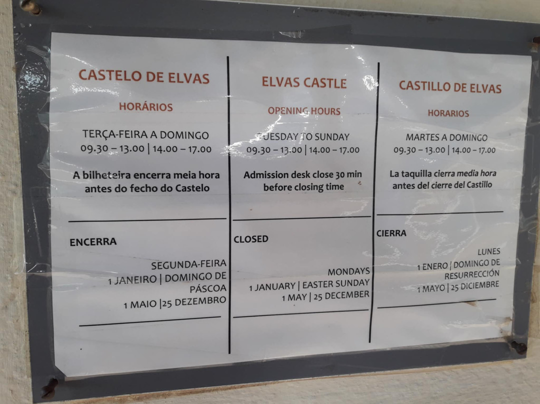 Castelo de Elvas-埃尔瓦什必去景点