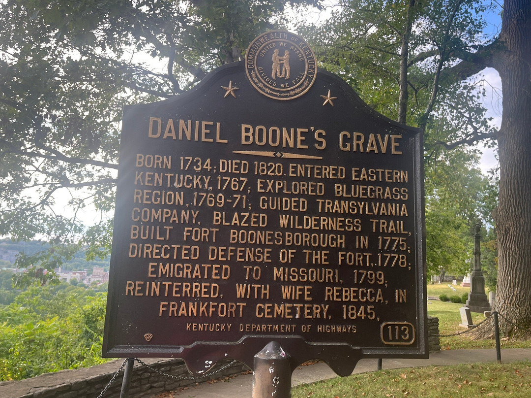 Daniel Boone Burial Site-法兰克福必去景点
