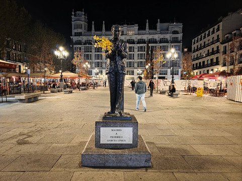 Federico García Lorca Statue-马德里必去景点