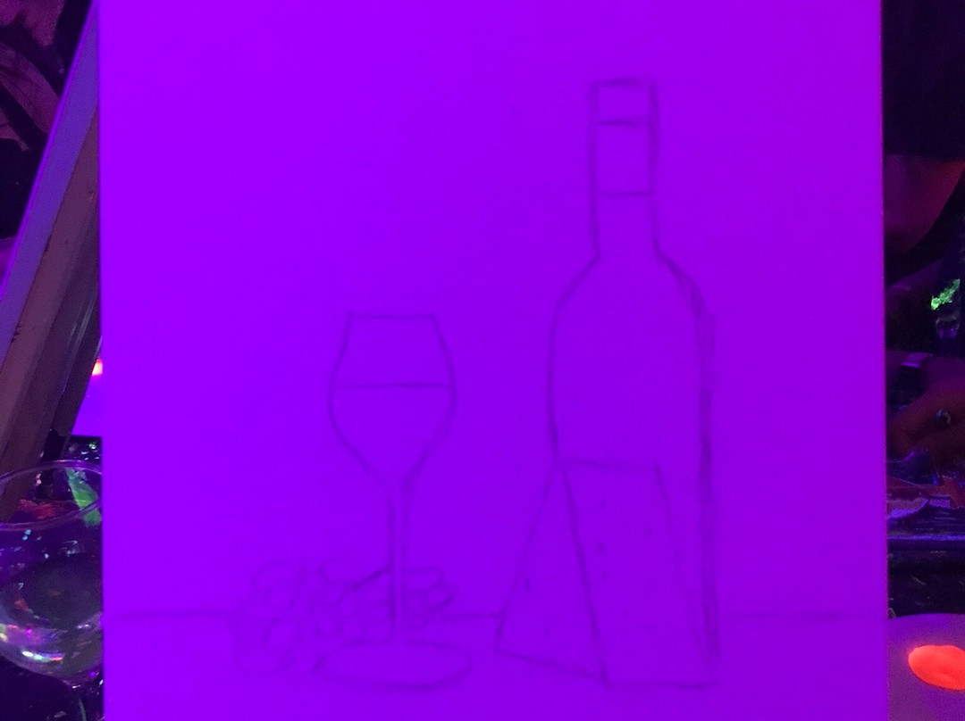 Bottomless Paint in the Dark at Rembrandt Van Wine-伦敦必去景点